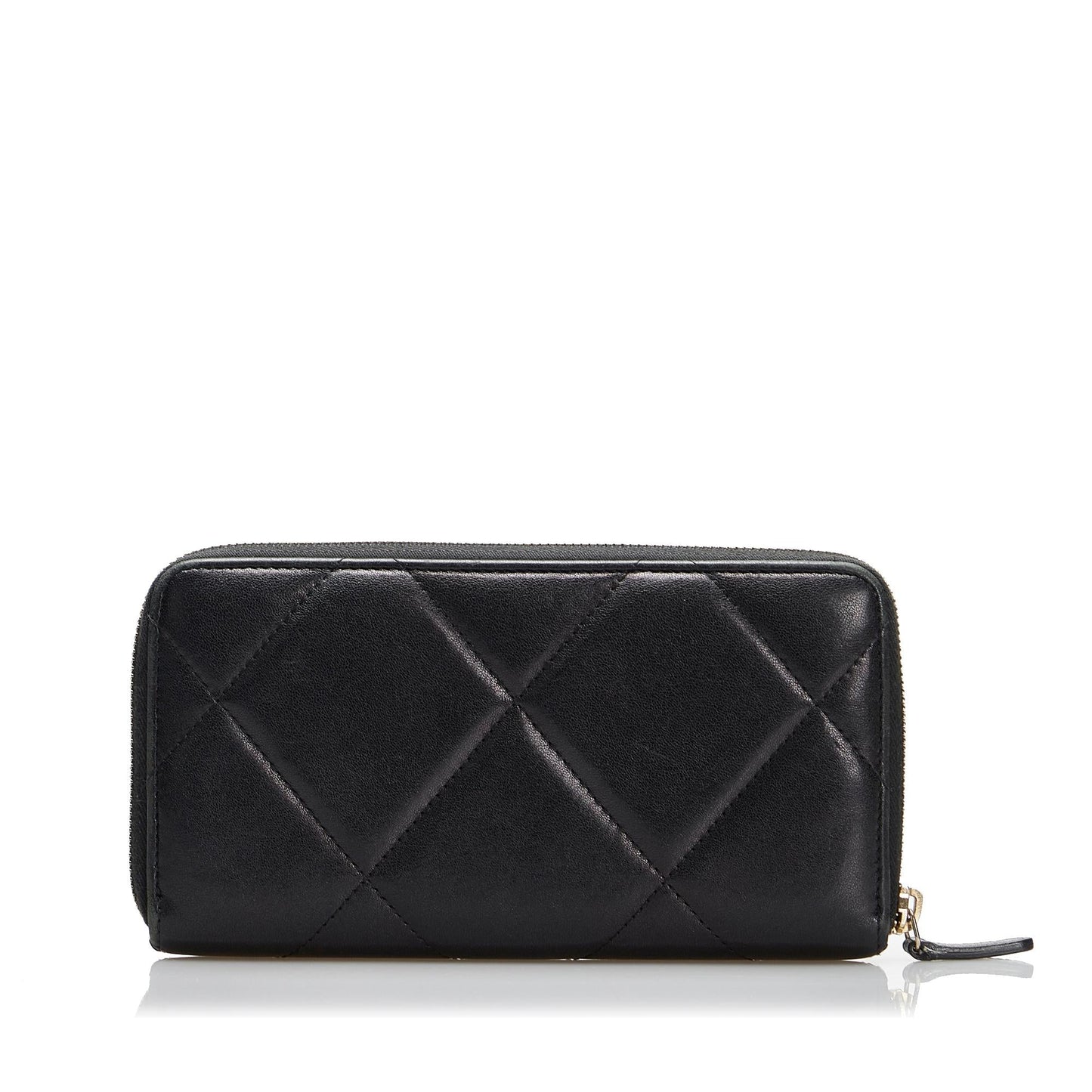 Chanel 19 Zip Around Long Wallet (SHG-40BuXk)