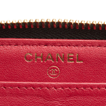 Chanel 19 Zip Around Long Wallet (SHG-40BuXk)