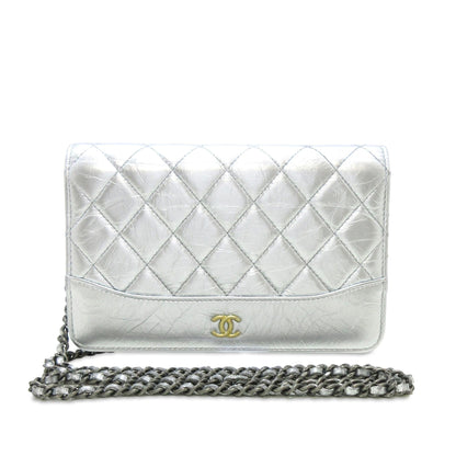 Chanel Aged Calfskin Gabrielle Wallet on Chain (SHG-JiFHOH)