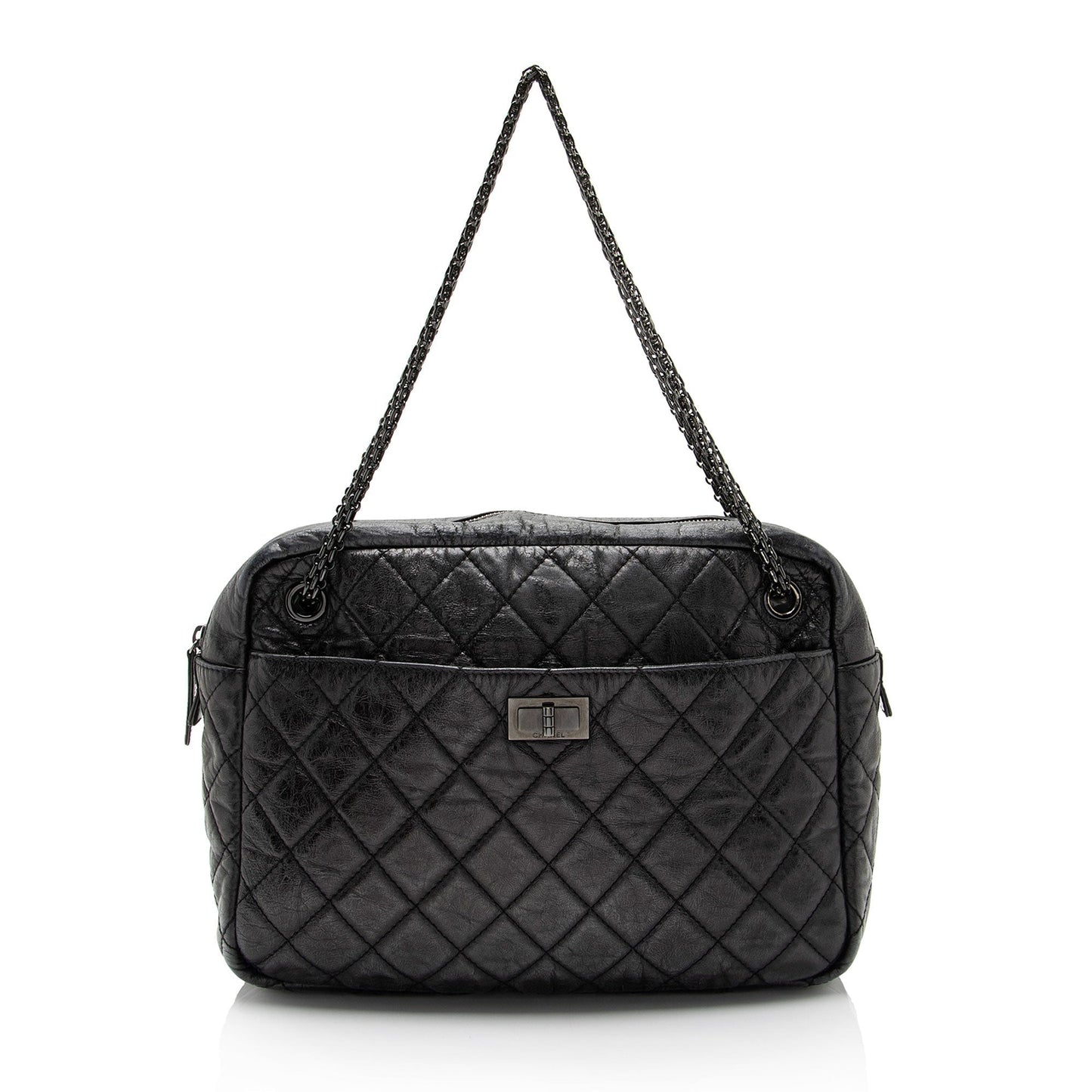 Chanel Aged Calfskin Reissue Camera Large Shoulder Bag