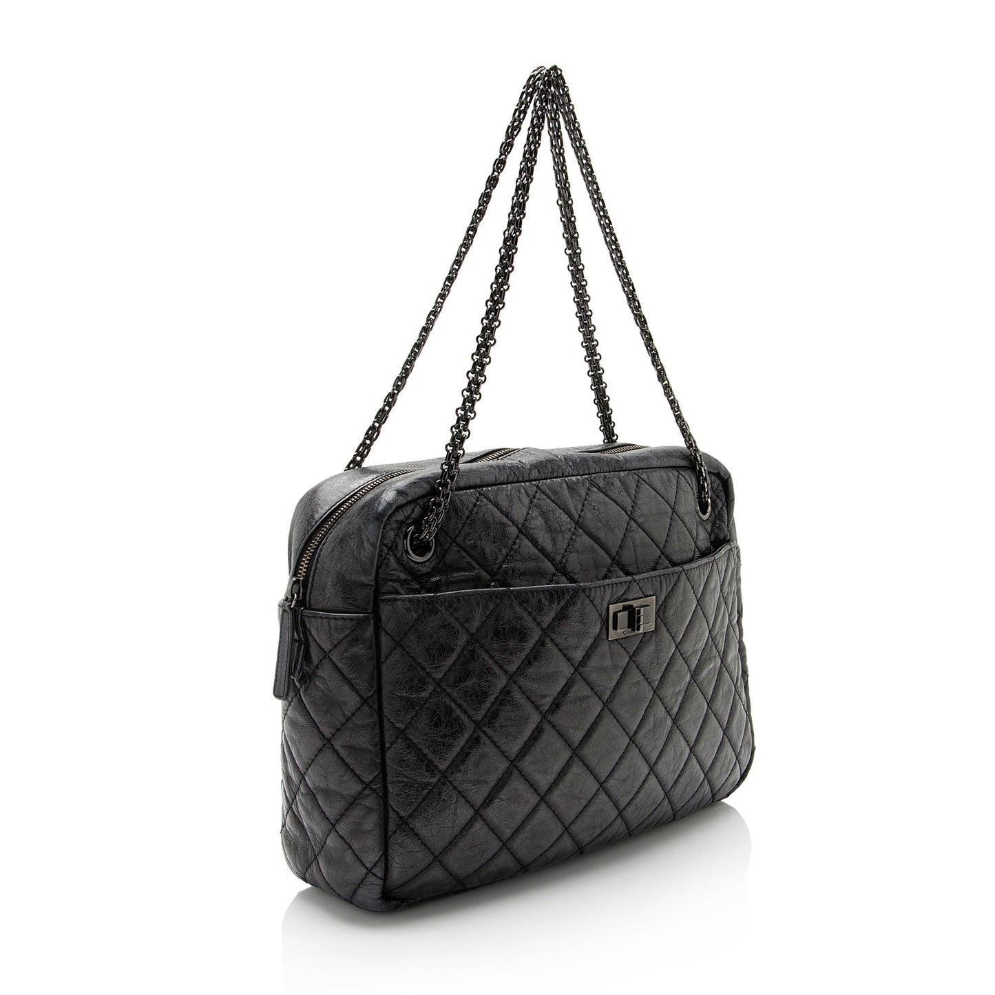 Chanel Aged Calfskin Reissue Camera Large Shoulder Bag