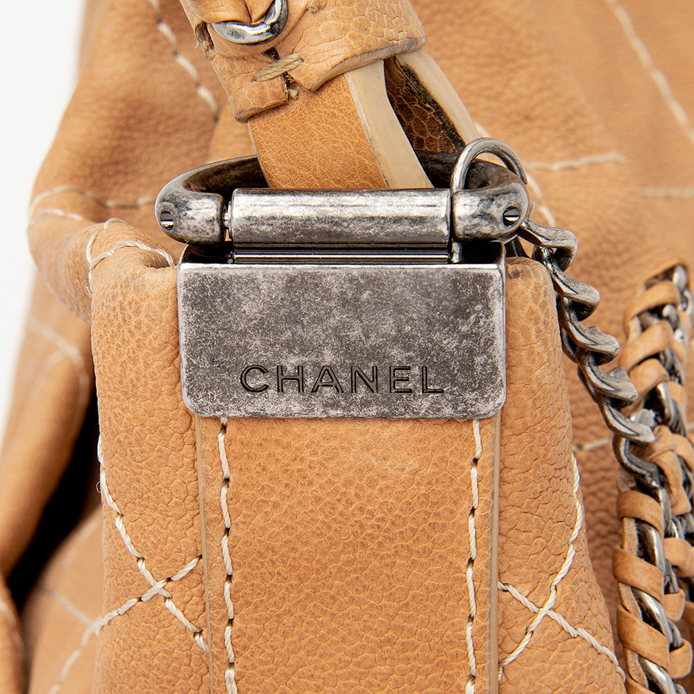 Chanel Aged Caviar Leather Boy Hobo (SHF-12818)