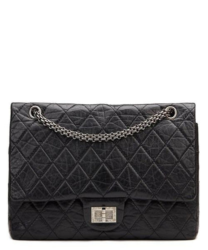 Chanel 2.55 Aged Calfskin HandBag Black