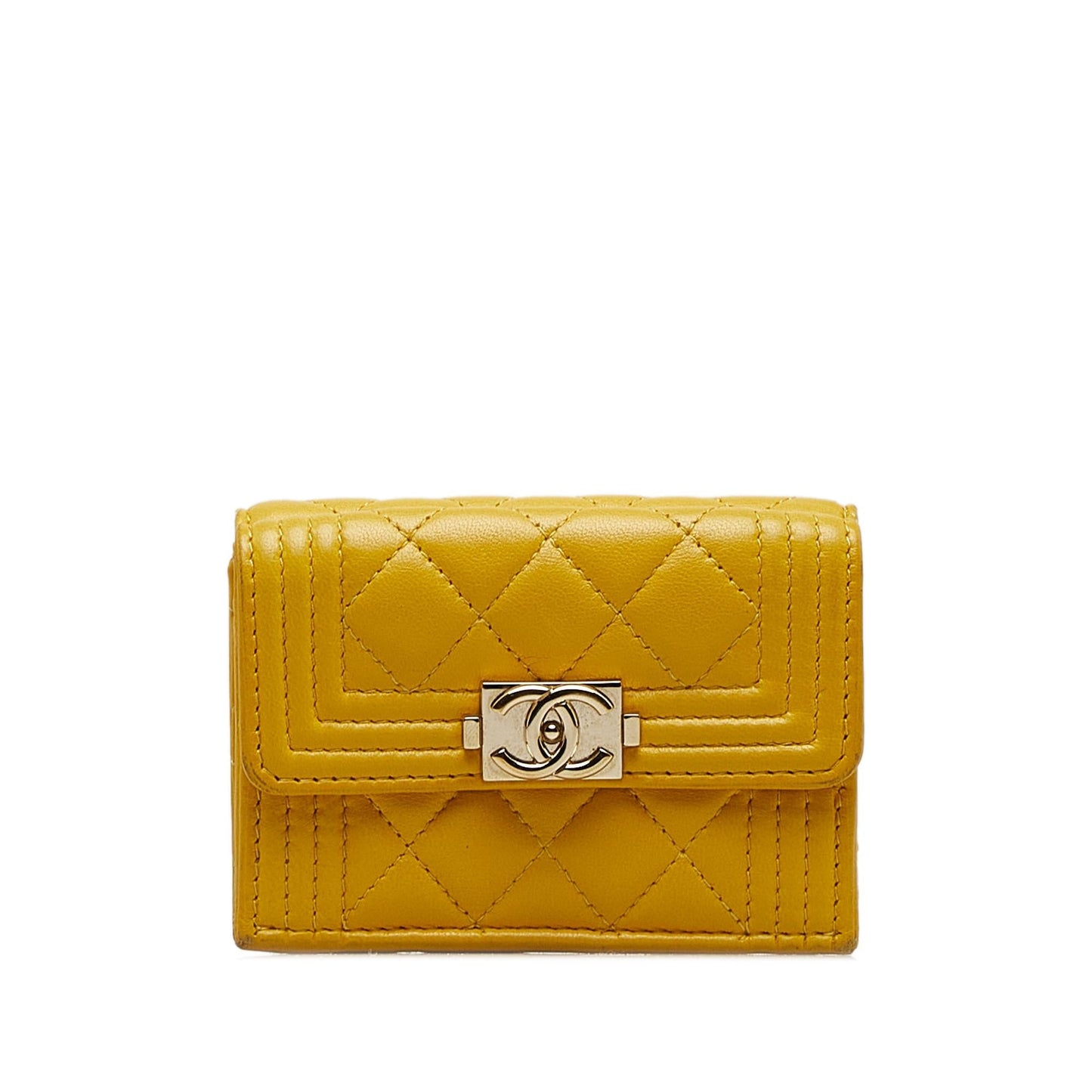 Chanel Boy Flap Compact Wallet