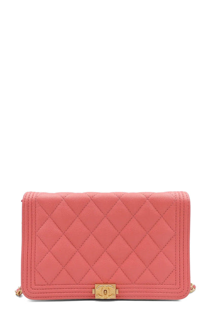 Boy Wallet on Chain Pink