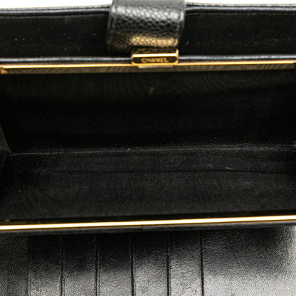 Chanel CC Caviar Long Wallet (SHG-RqE1zx)