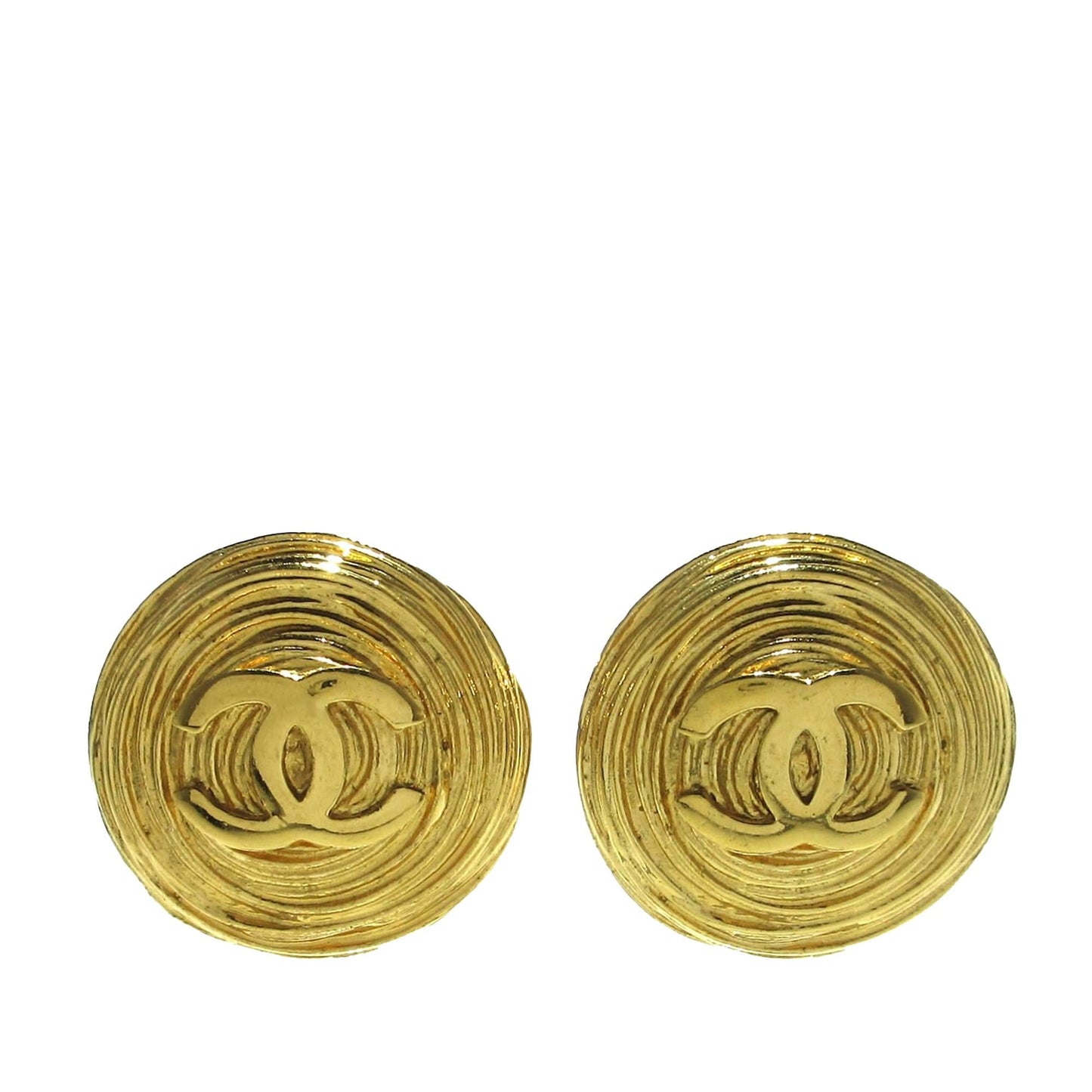 Chanel CC Clip On Earrings