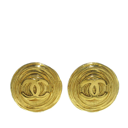 Chanel CC Clip On Earrings