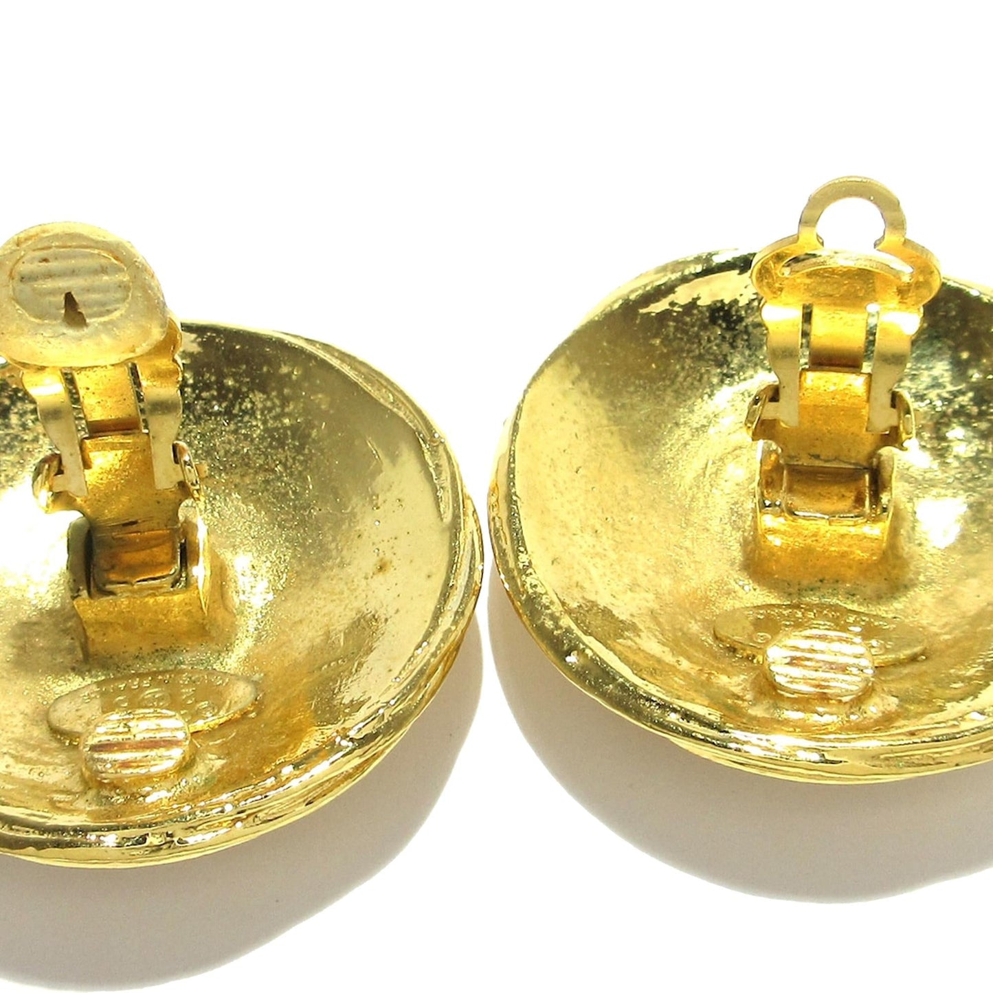 Chanel CC Clip On Earrings