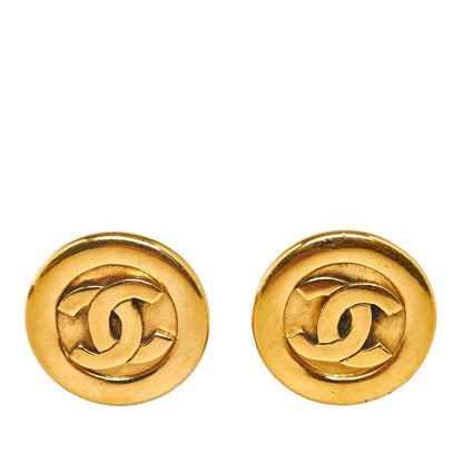 Chanel CC Clip On Earrings