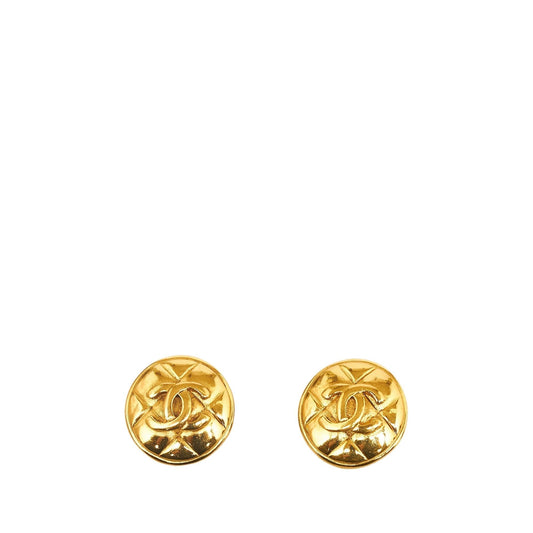 Chanel CC Clip On Earrings (SHG-7AUyXr)