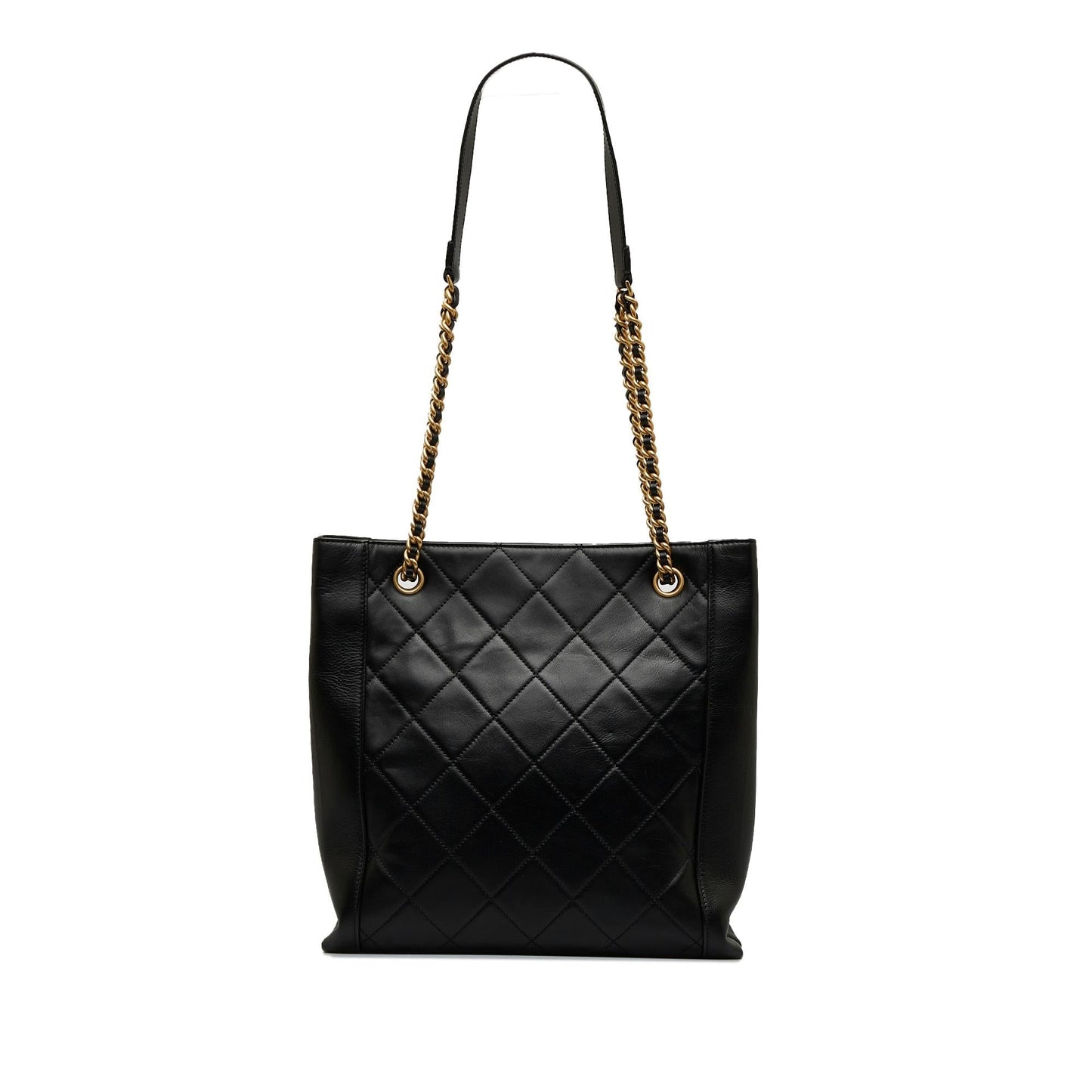 Chanel CC Front Pocket Calfskin Shopping Tote