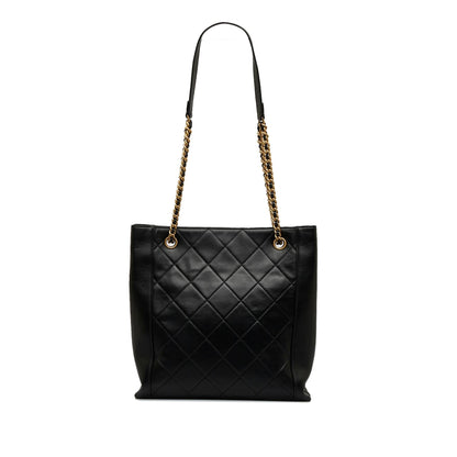 Chanel CC Front Pocket Calfskin Shopping Tote