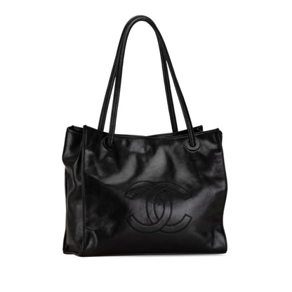 Chanel CC Lambskin Tote Bag (SHG-R6lAw8)