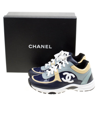 CHANEL CC LOW-TOP TRAINER SNEAKERS
