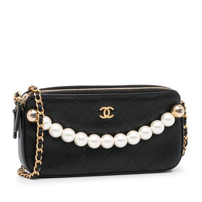 Chanel CC Pearl Wallet On Chain (SHG-Jcz7Wm)