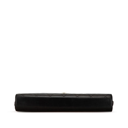 Chanel CC Quilted Lambskin Flap Briefcase (SHG-8TcoB4)