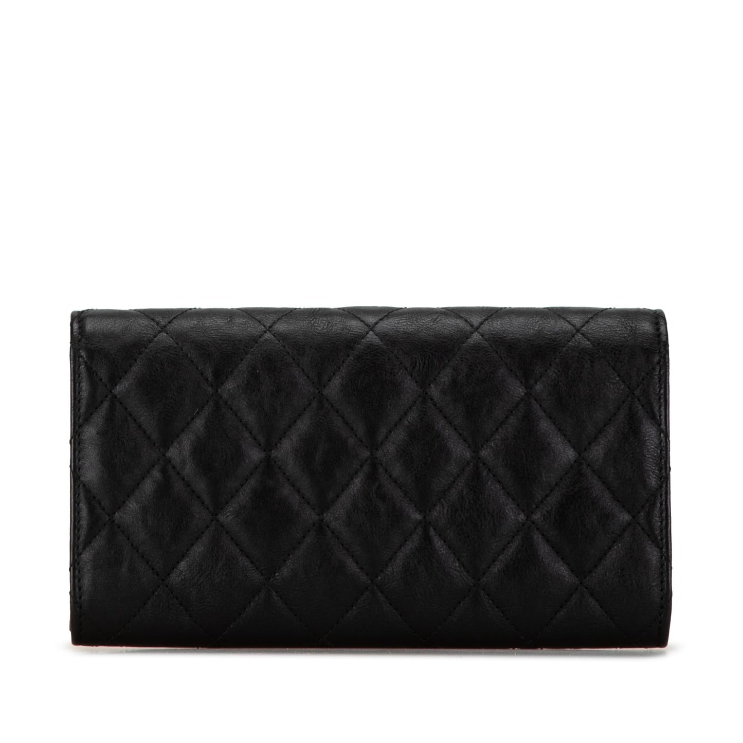 Chanel CC Quilted Lambskin Flap Continental Wallet (SHG-qj5L2r)