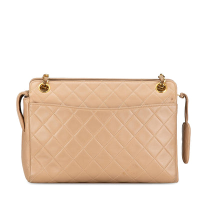 Chanel CC Quilted Lambskin Front Pocket Crossbody (SHG-m7G46D)