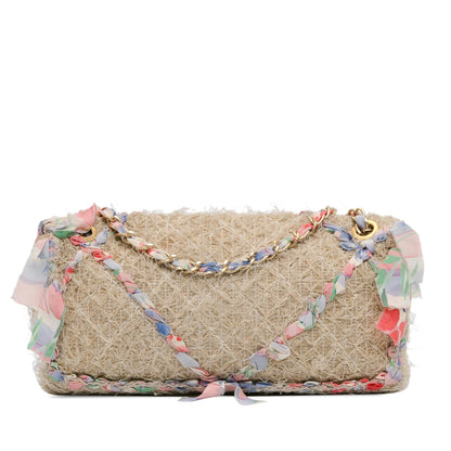 Chanel CC Straw Country Flap (SHG-eOS05U)