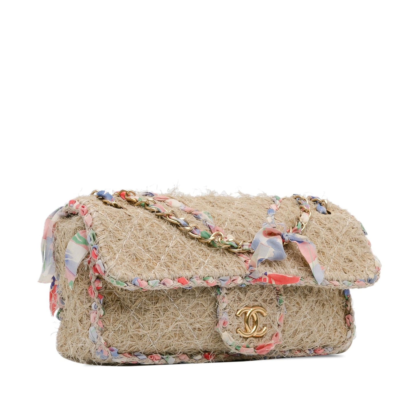 Chanel CC Straw Country Flap (SHG-eOS05U)