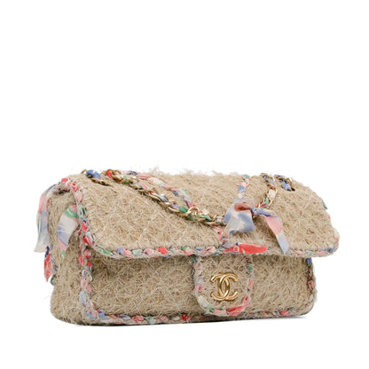 Chanel CC Straw Country Flap (SHG-eOS05U)