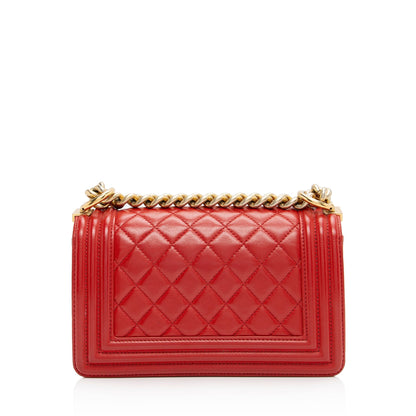 Chanel Calfskin Boy Small Flap Bag
