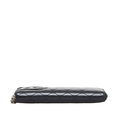 Chanel Cambon Ligne Zip Around Wallet (SHG-yMf4tk)