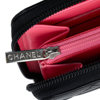 Chanel Cambon Ligne Zip Around Wallet (SHG-yMf4tk)