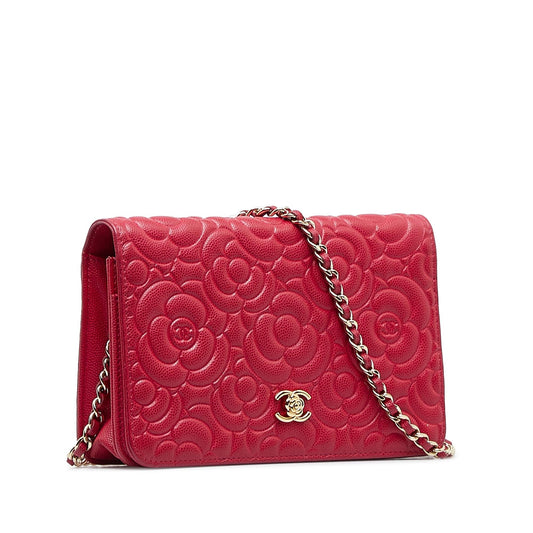 Chanel Camellia Wallet On Chain (SHG-5X0v3l)