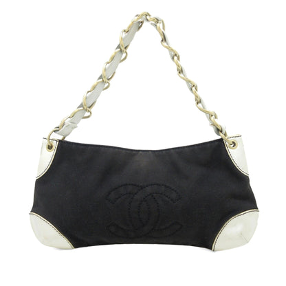 Chanel Canvas Olsen Shoulder Bag (SHG-Be0rTX)