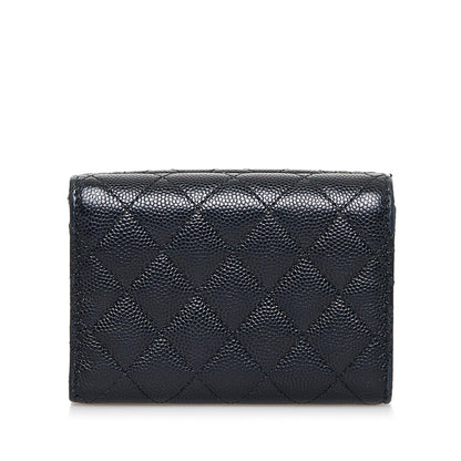 Chanel Caviar Boy Trifold Wallet (SHG-nwnPs6)