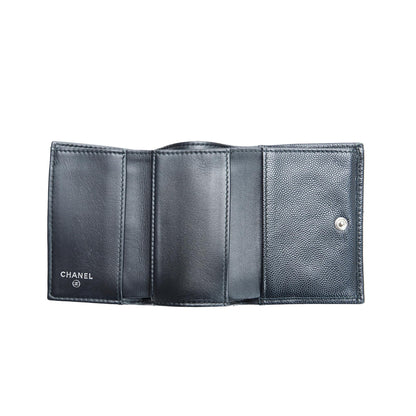 Chanel Caviar Boy Trifold Wallet (SHG-nwnPs6)