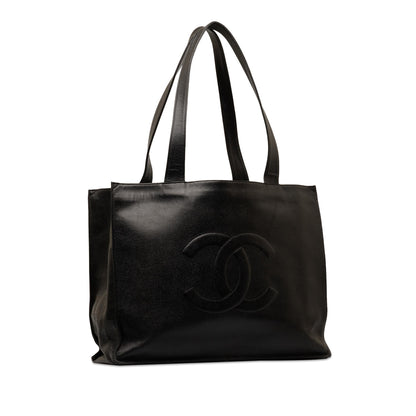 Chanel Caviar CC Tote Bag (SHG-I2v6BJ)