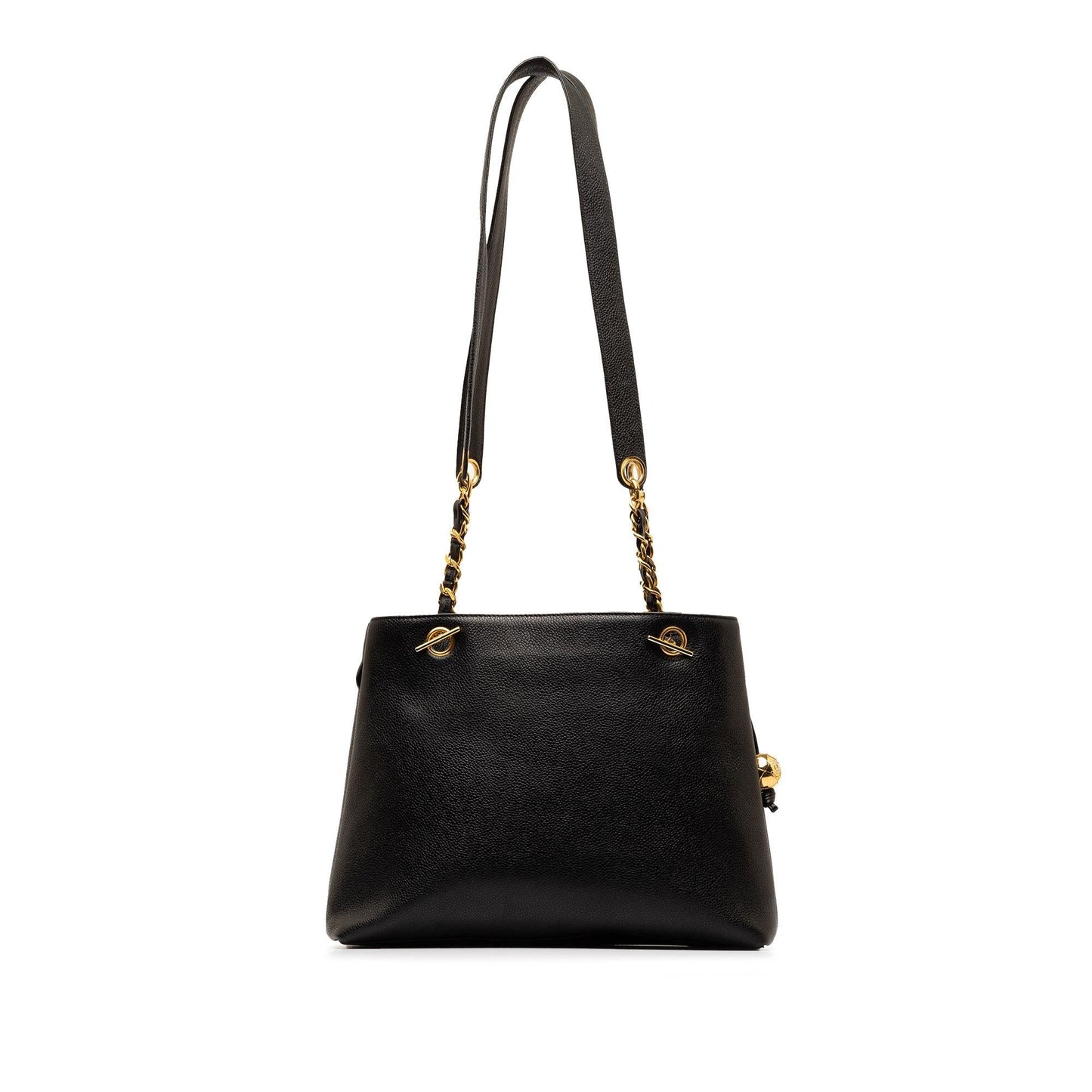 Chanel Caviar Front Pocket Chain Tote (SHG-XrkGWG)