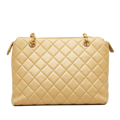 Chanel Caviar Front Pocket Shoulder Bag
