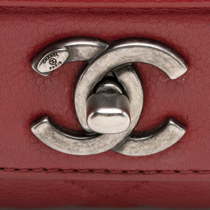 Chanel Caviar Leather All About Flap Large Shoulder Bag (SHF-22267)