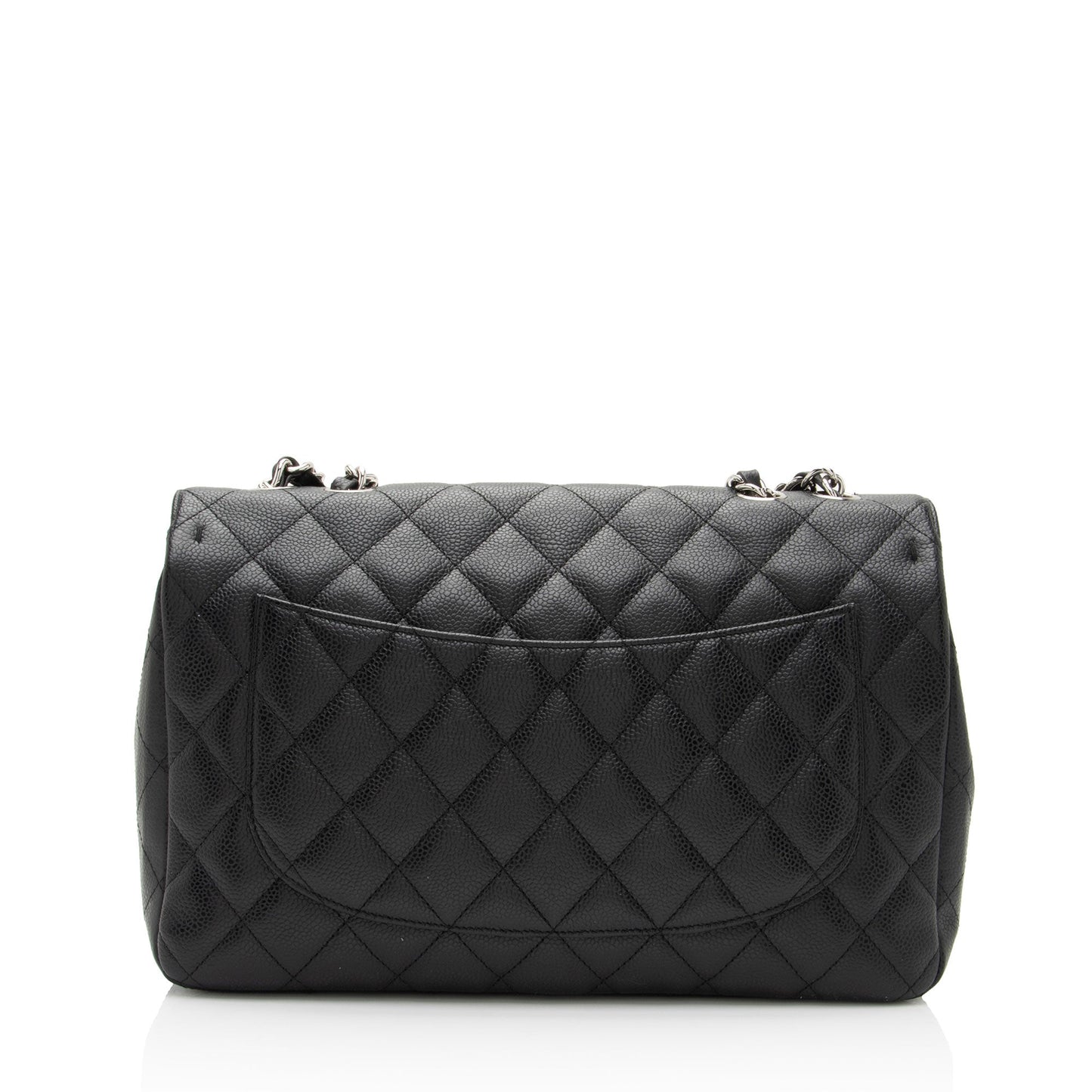 Chanel Caviar Leather Classic Jumbo Single Flap Bag