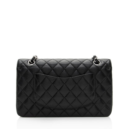 Chanel Caviar Leather Classic Medium Double Flap Bag