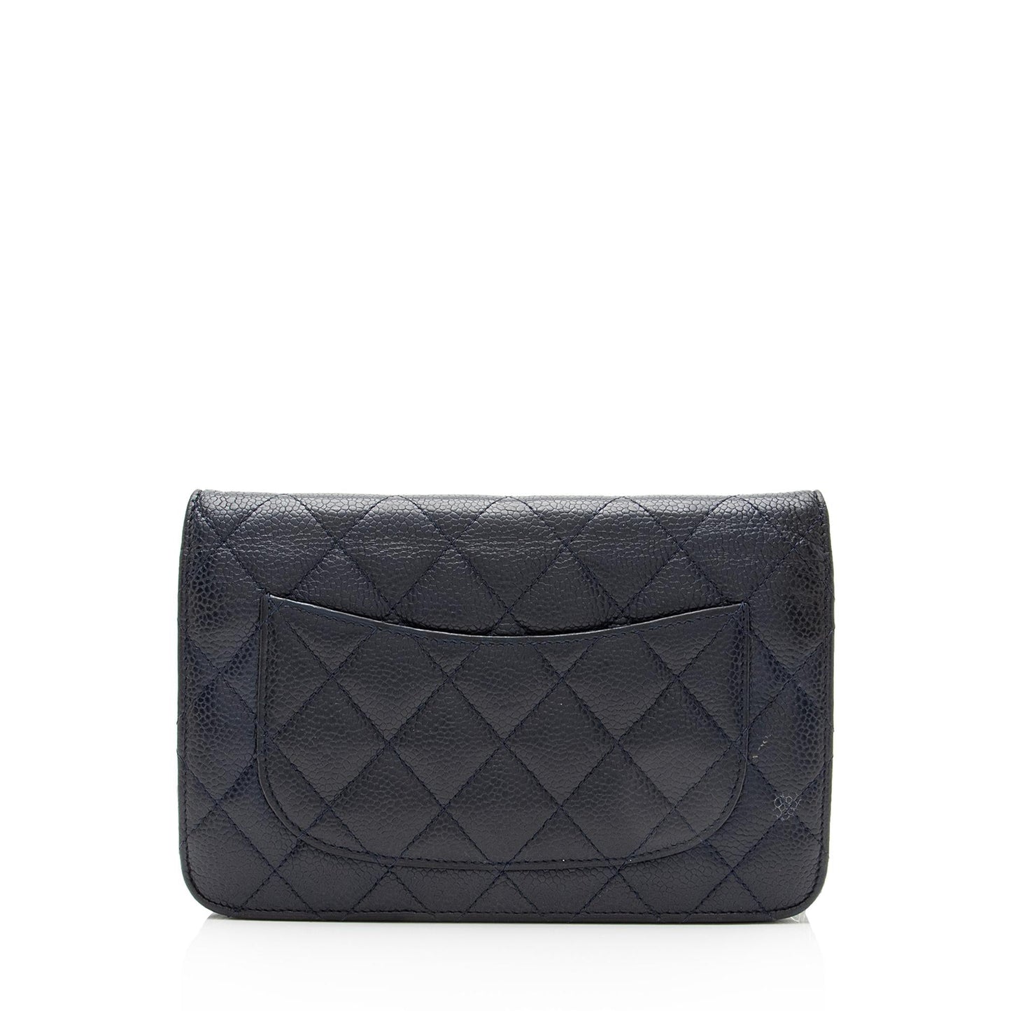 Chanel Caviar Leather Classic Wallet on Chain Bag (SHF-23078)