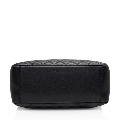 Chanel Caviar Leather Grand Shopping Tote (SHF-vlmDO8)