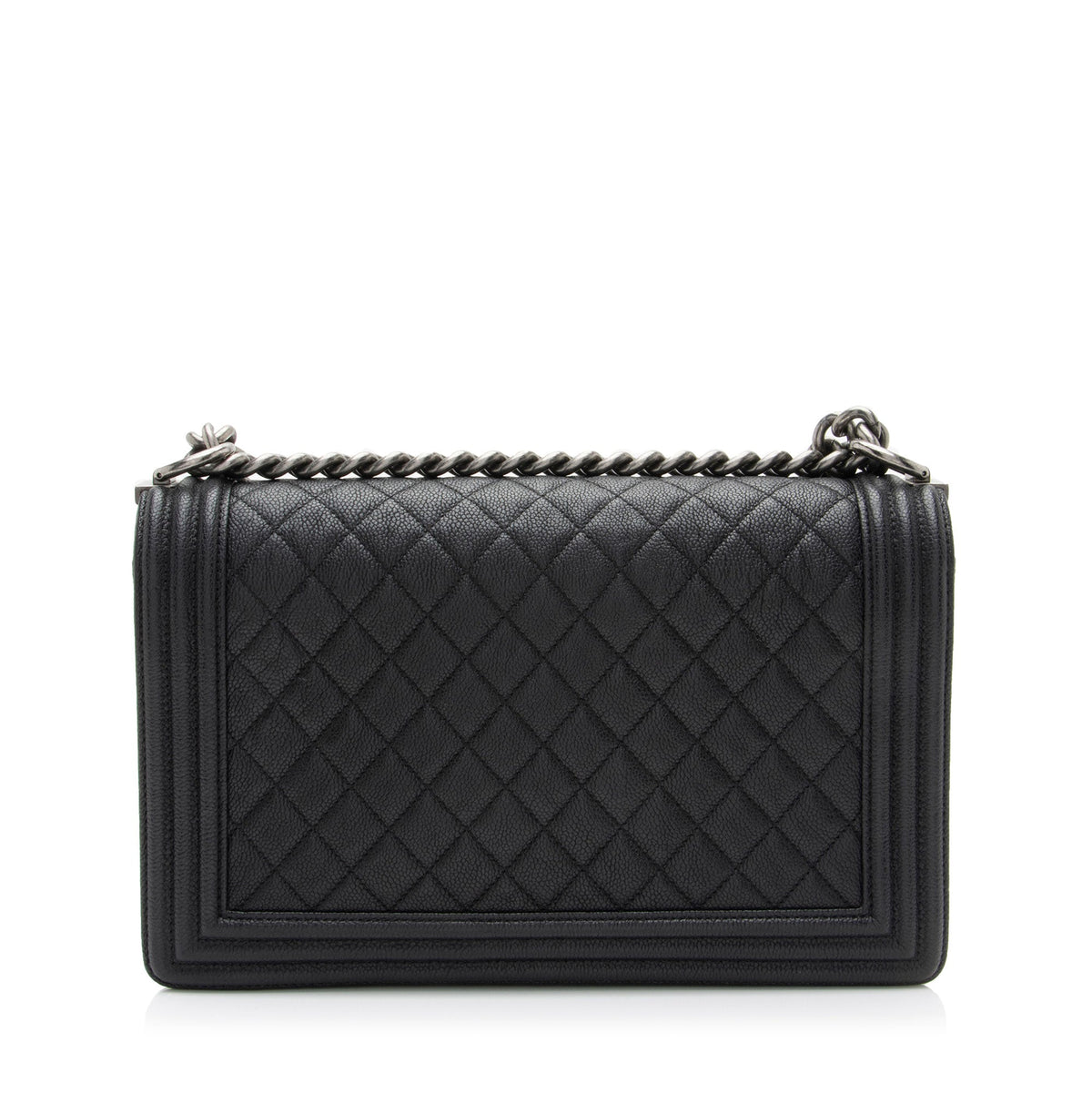 Chanel Caviar Leather New Medium Boy Bag (SHF-sKOPaB)