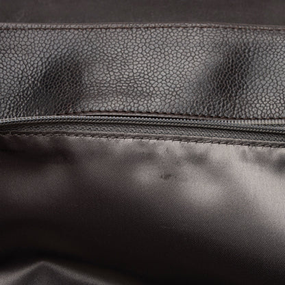 Chanel Caviar Leather Pocket In The City Accordion Flap Bag (SHF-7yhvso)