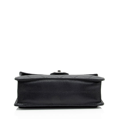 Chanel Caviar Leather Retro Class Medium Flap Bag (SHF-6qTNHe)