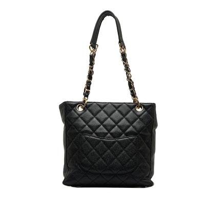 Chanel Caviar Petite Shopping Tote