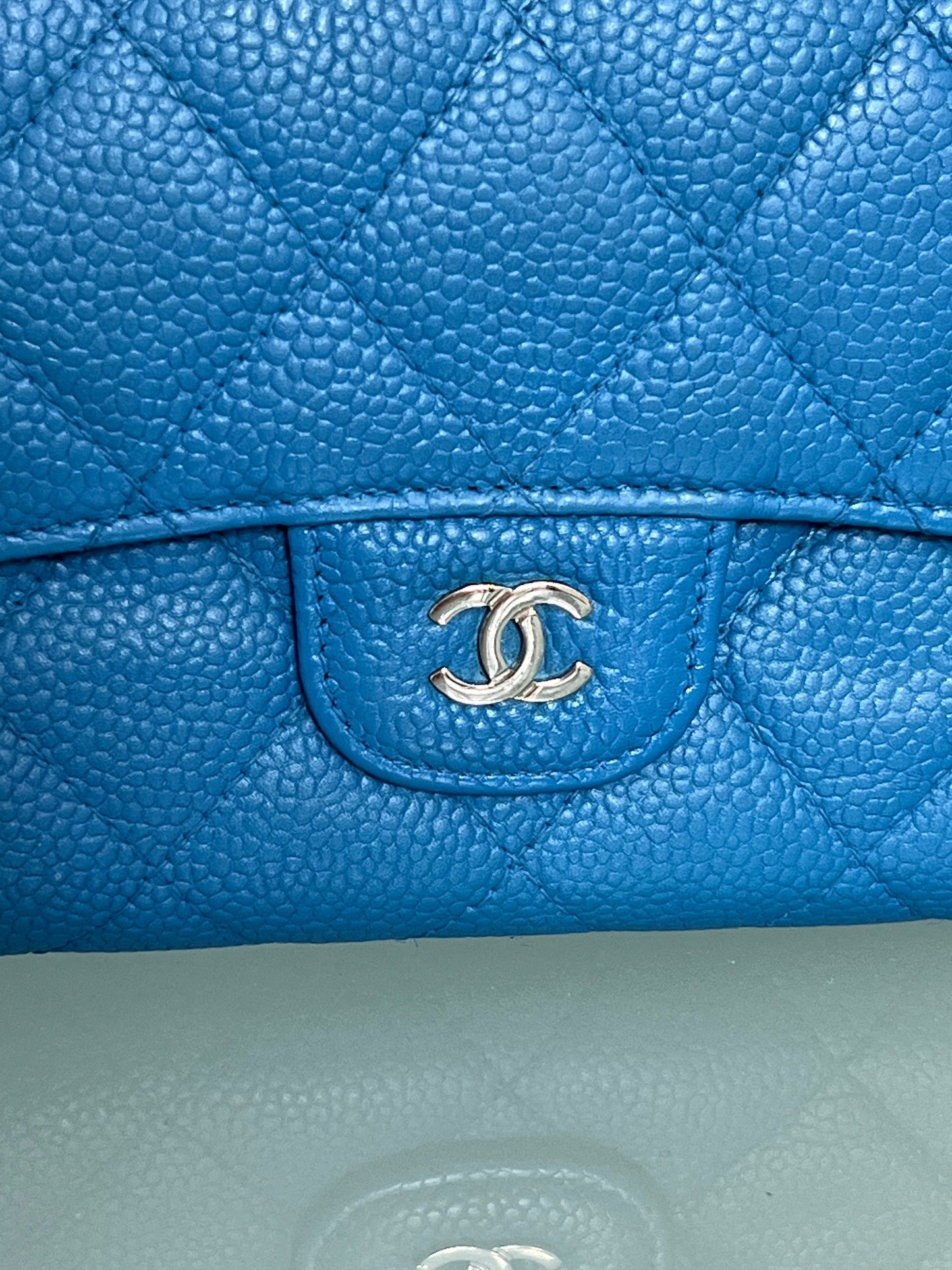 CHANEL CAVIAR QUILTED LAMBSKIN CLASSIC FLAP WALLET