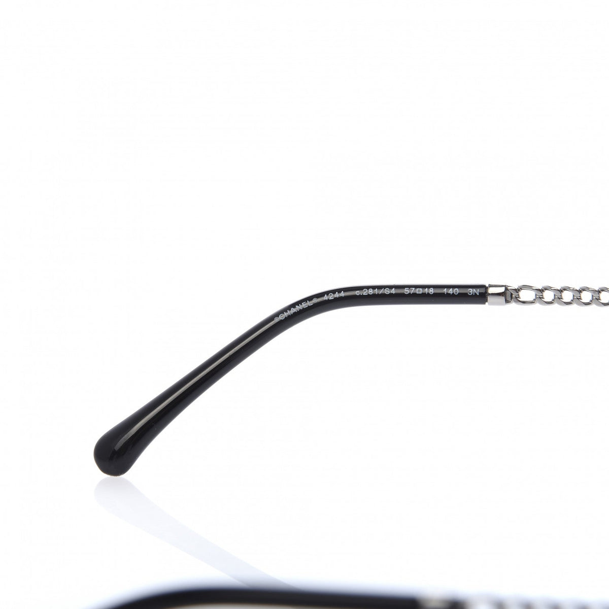 Chanel Blue Chain Square Tinted Sunglasses