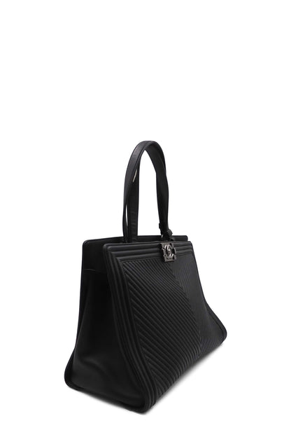 Chevron Boy Shopping Tote