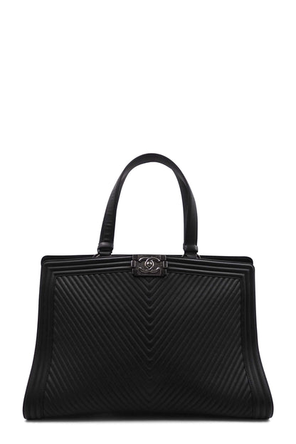 Chevron Boy Shopping Tote