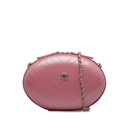 Chanel Chevron La Pausa Evening Crossbody Bag